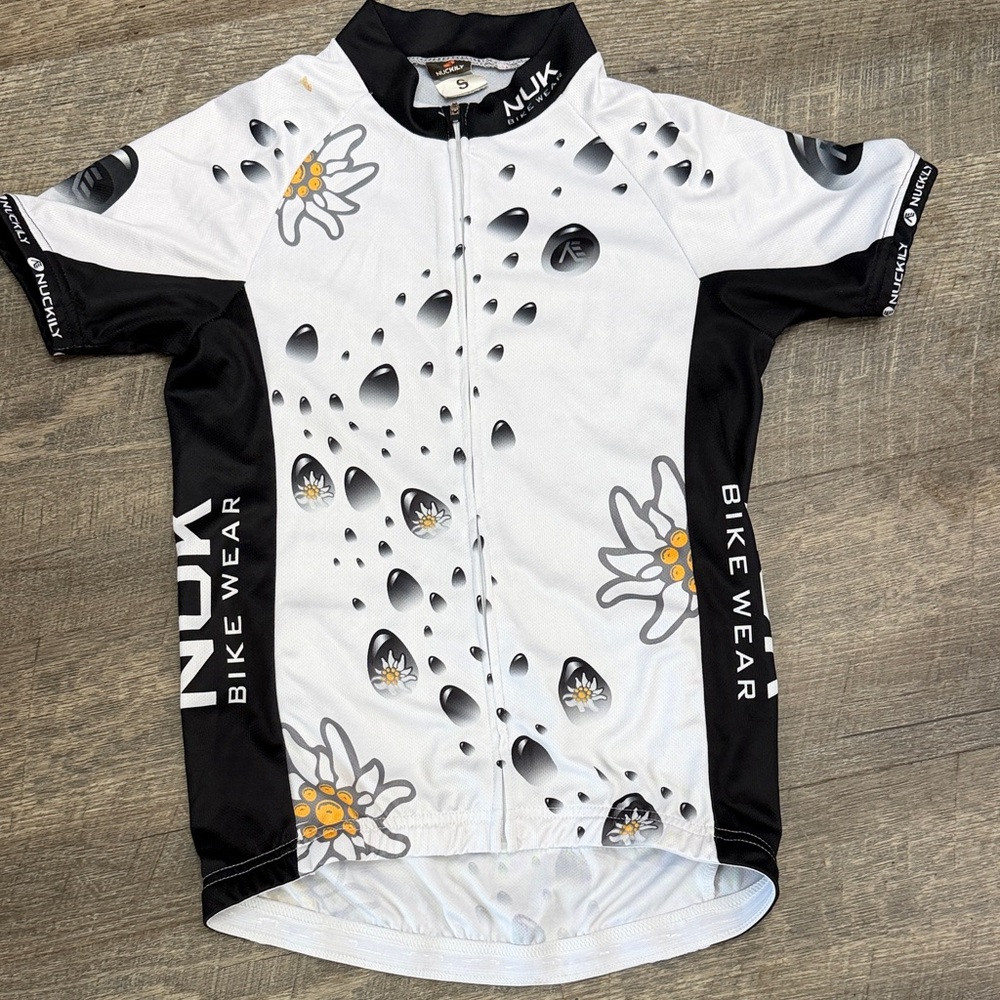 Women's Cycling Jersey - Black and White